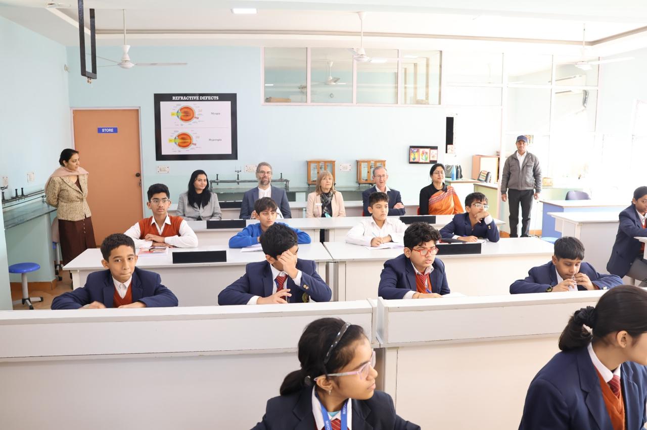 Mayoor School, Noida Hosts University of Lincoln (UK) Delegation under CBSE–British Council Collaboration